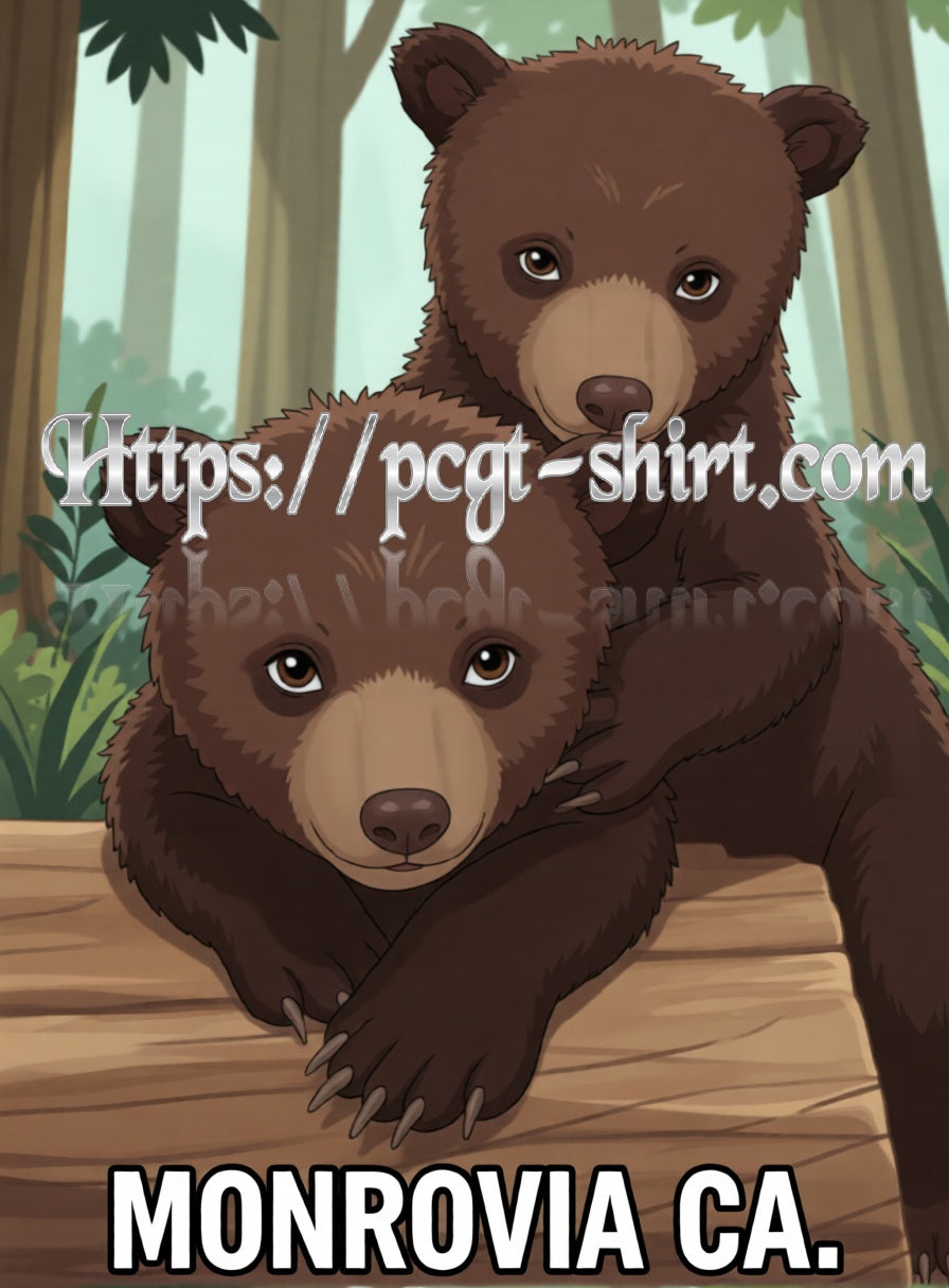 Custom graphic T-Shirt Monrovia Cubs Design LG BK