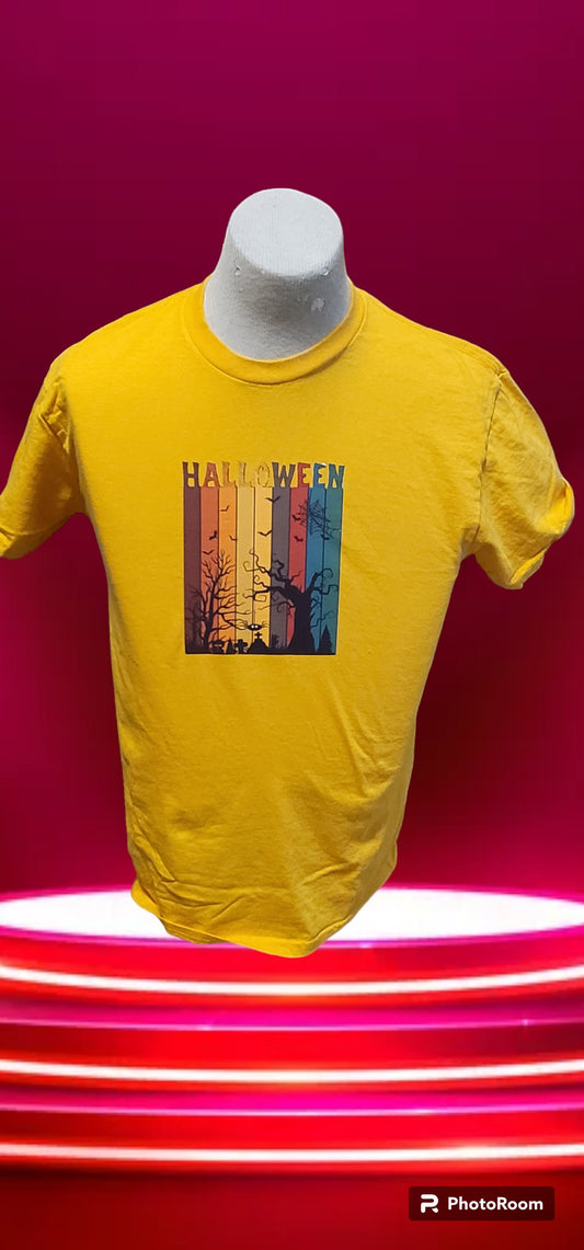 Custom Graphic T-Shirt Halloween Forest design