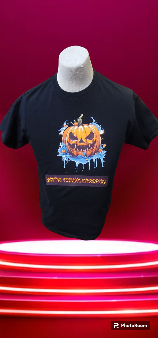 Custom Graphic T-Shirt Pumpkin You're Mouth Watering design