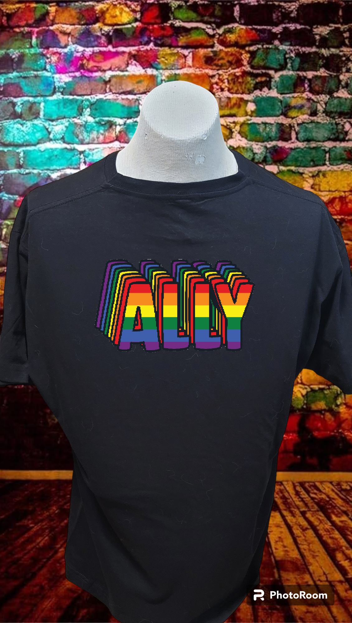 Custom Graphic T-Shirt Gay Ally LGBT design