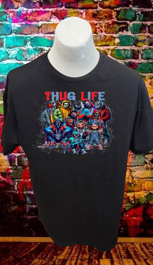 Custom Graphic T-Shirt Thug Life design 1