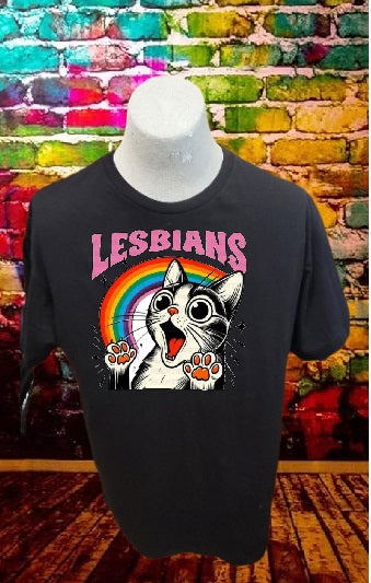 Custom Graphic T-Shirt Lesbians design