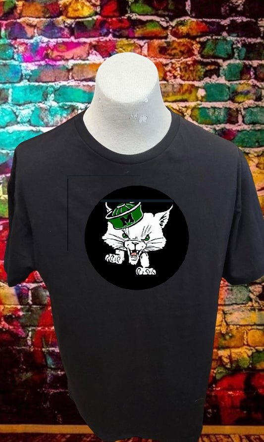 Custom Graphic T-shirt Fierce Cat