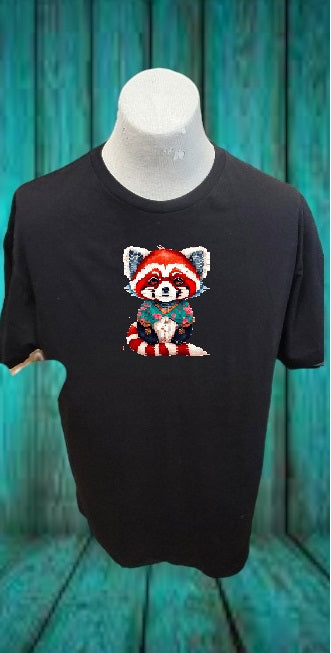 Custom Graphic T-Shirt Love Raccoon design