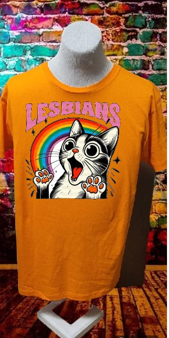 Custom Graphic T-Shirt Lesbians design