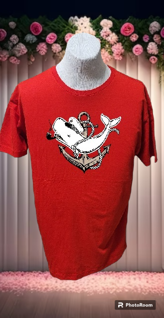 Custom Graphic T-shirt Moby Dick Design