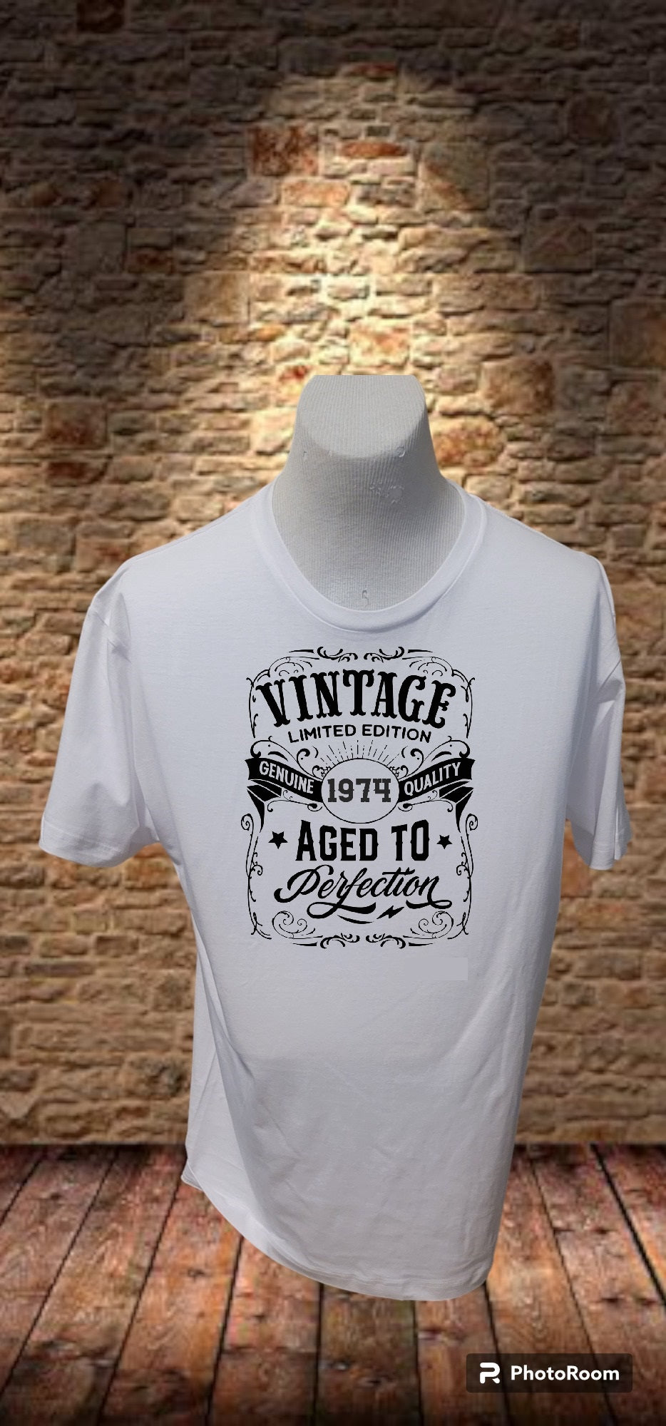 Custom Graphic T-Shirt 1974 Vintage design