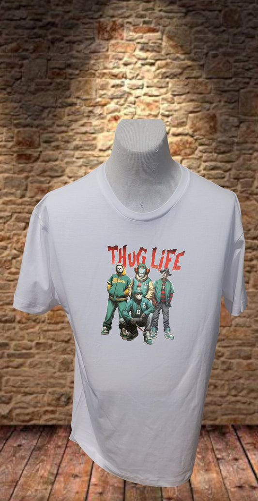 Custom Graphic T-shirt Thug Life design 3