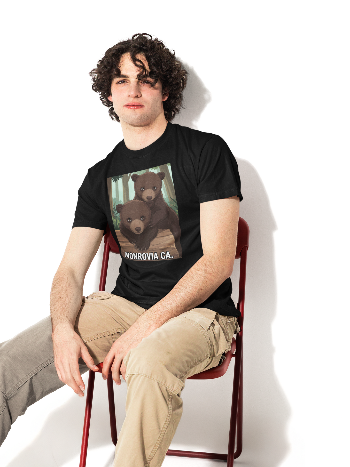 Custom graphic T-Shirt Monrovia Cubs Design LG BK
